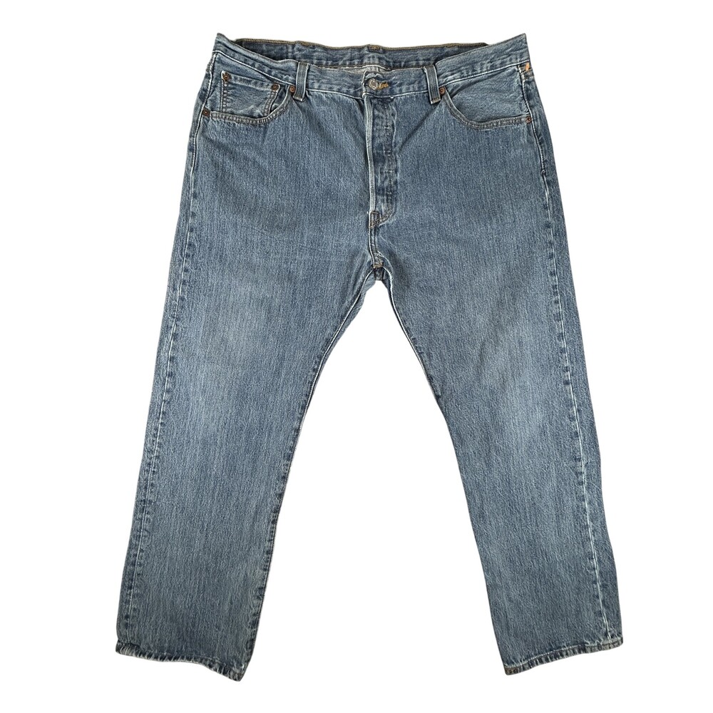 Levis 501 Jeans Mens 40x30 Straight Leg Denim Button Fly Classic Vintage